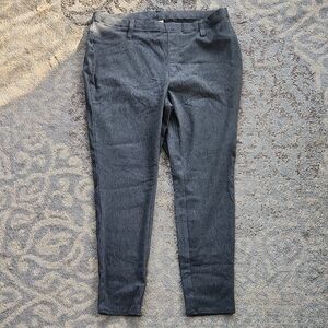 Faded Glory Stretch Ankle Leggings Gray 2X